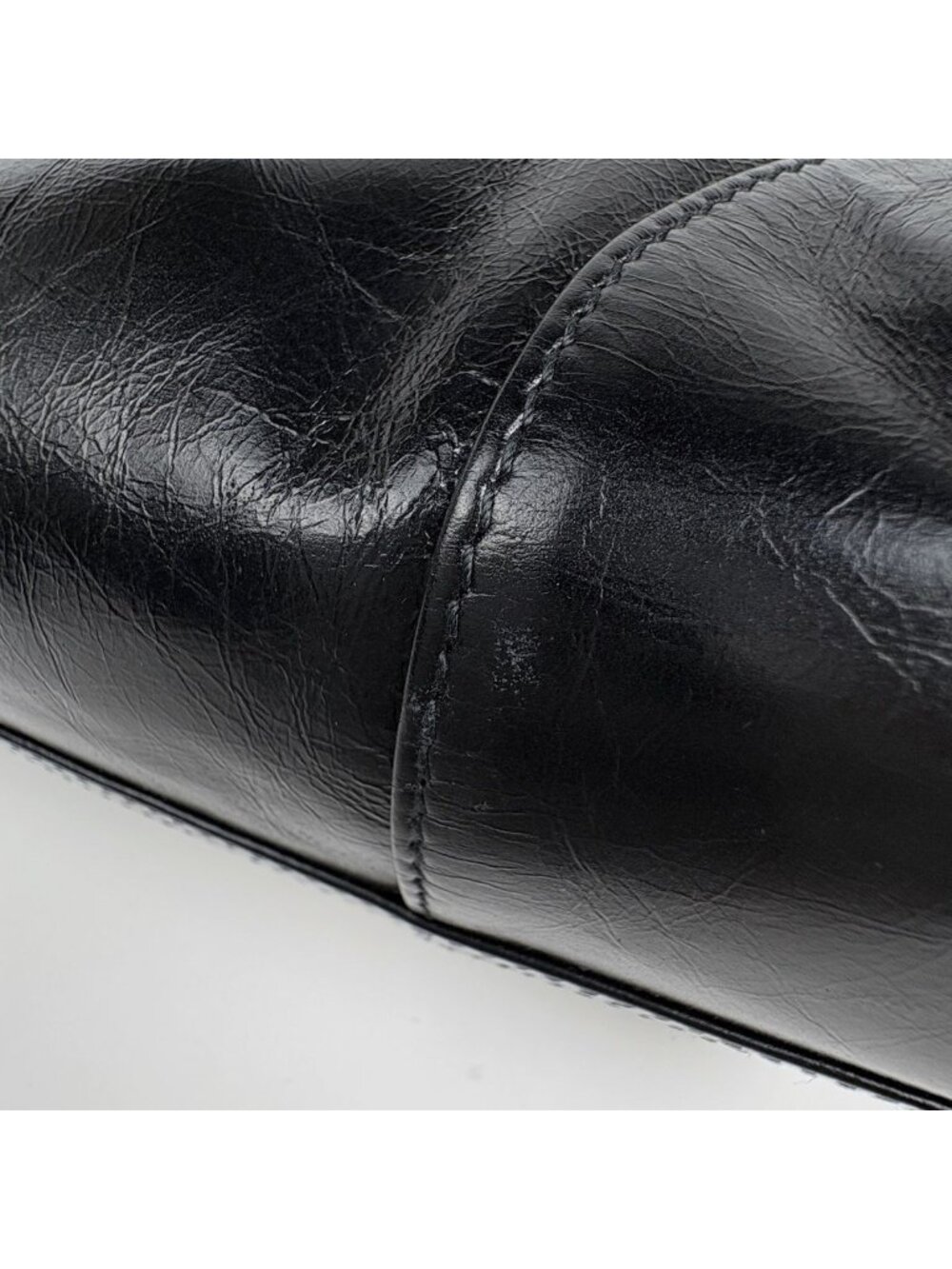 Prada Handbag 2-Way Leather Nero - Picture 4 of 10